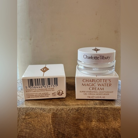 Charlotte Tilbury Charlottes Magic Water Cream Moisturizer Pack of 2 Mini 7ml - Picture 7 of 9